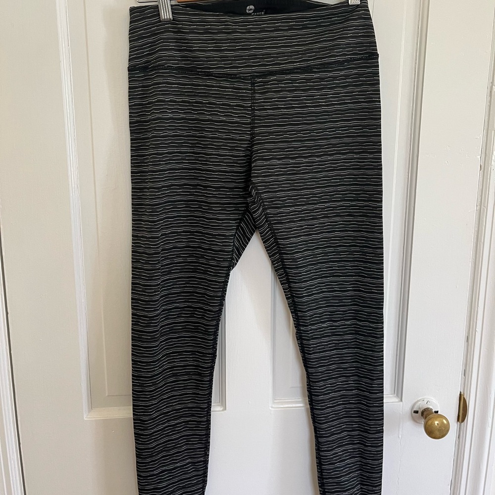 90° by reflex gray tights leggings, womens, L